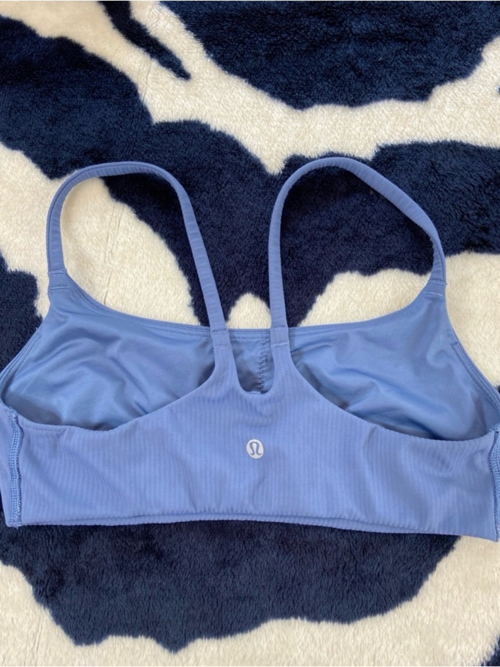 Lululemon Wunder Train 8
Stripe Strappy Racer Bra Light Support A/B Cup